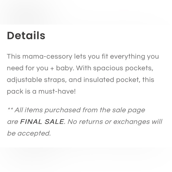 Freshly Picked The Minimal Diaper Bag - Picture 9 of 10